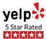 rated 5 stars on Yelp